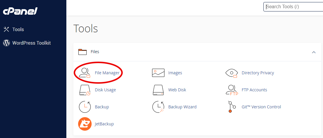 File Manager In Cpanel